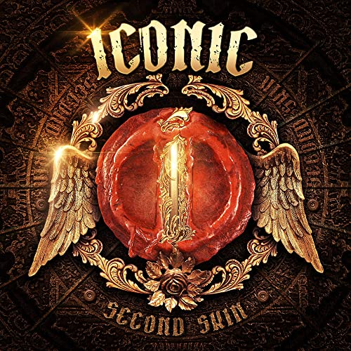 CD cover with ornate gold design, red wax seal, and wings.