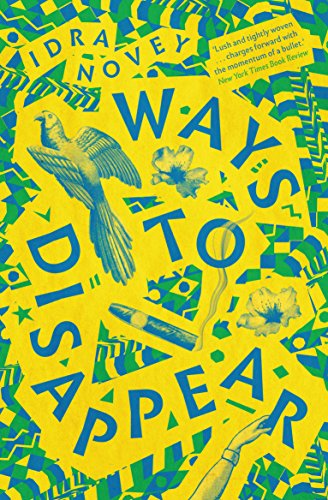 Book cover with yellow and green floral design, a bird, and text.