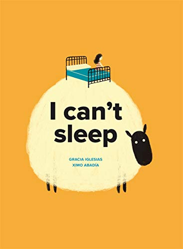 Book cover: child in bed atop a large, fluffy sheep.