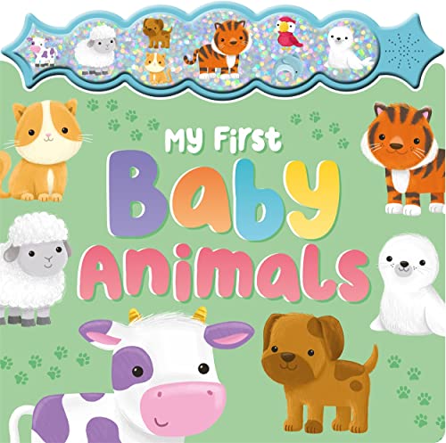 Book cover with colorful illustrations of various baby animals.