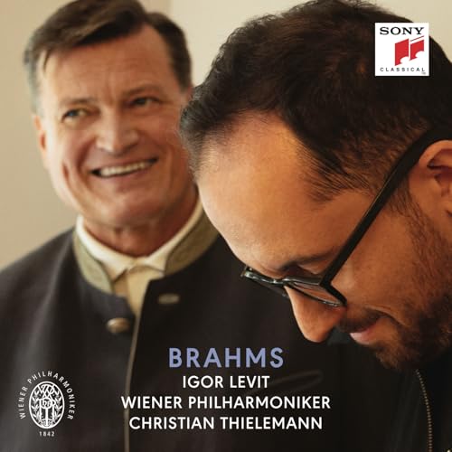 CD cover featuring portraits of Christian Thielemann and Igor Levit.