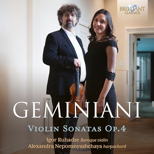 CD cover featuring musicians Igor Ruhadze and Alexandra Nepomnyashchaya.