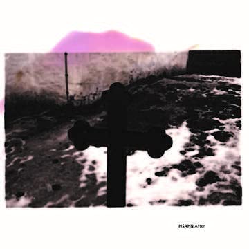 Ihsahn “After” vinyl album cover with a blurred, dark cross image.