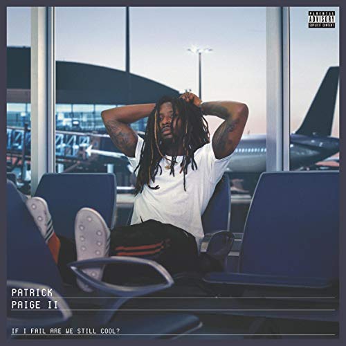 Man with dreadlocks at an airport, album cover for Patrick Paige II.