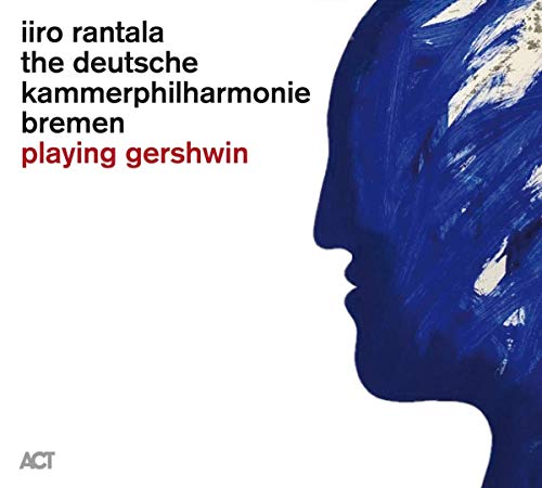 Album cover featuring a blue-toned profile portrait of Iiro Rantala.