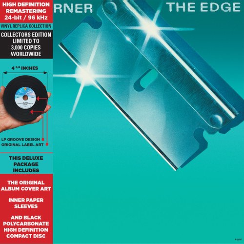 CD case with a vinyl record design and text "Ike Turner - The Edge".