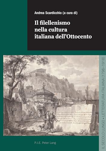 Book cover: "Il Filellenismo" with a classical ruin illustration.