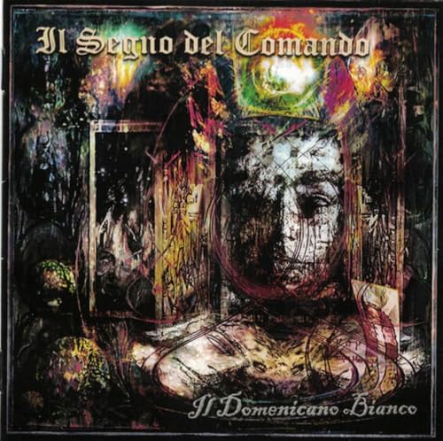 CD cover with abstract, dark imagery and a faded face.