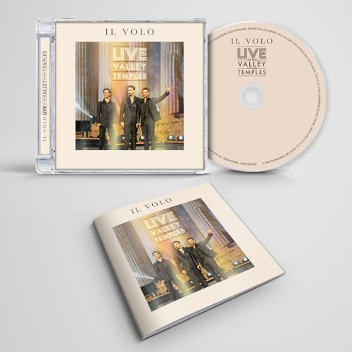 Il Volo “Live at the Valley of the Temples” CD and insert.