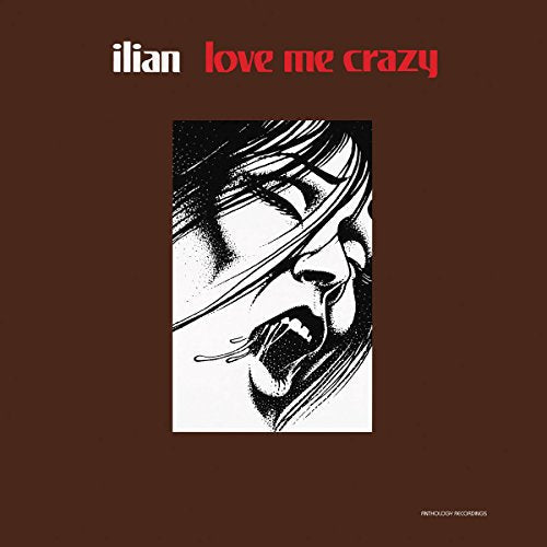 Brown album cover with black and white illustration of a screaming face.