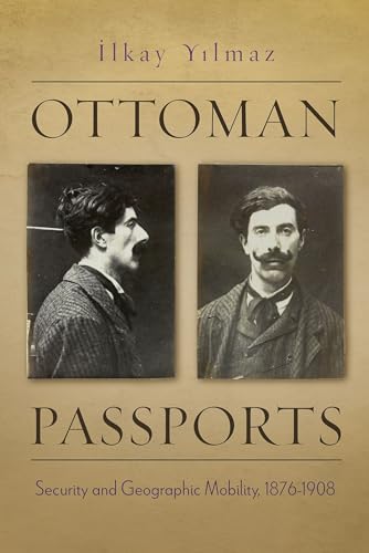 Book cover featuring two vintage passport photos of a man with a mustache.