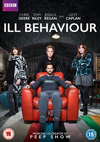 DVD cover art showing a man tied to a red chair with three people standing.