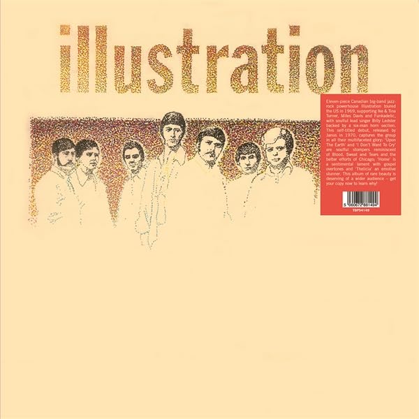 Vinyl record cover: "Illustration" by a band of seven people.