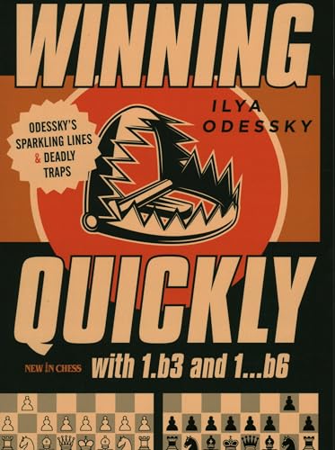 Chess book cover with a shark illustration and bold typography.