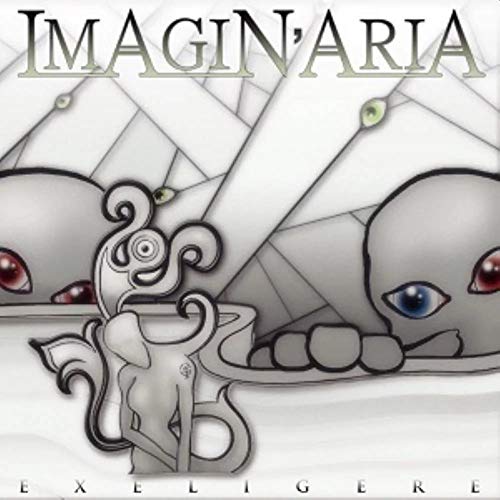 CD cover: abstract grey shapes with cartoonish figures and red eyes.