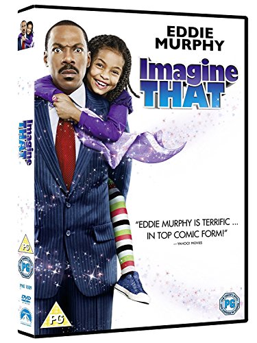DVD cover for "Imagine That" featuring Eddie Murphy and a young girl.
