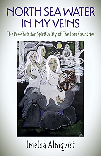Book cover with painting of three pale women and an owl in a forest.