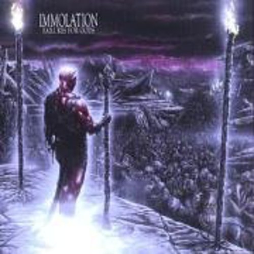 Album cover art: muscular man holding torch, surrounded by torches and crowd in the background.