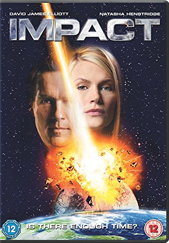 DVD cover for Impact featuring David James Elliott, Natasha Henstridge, and a space explosion.