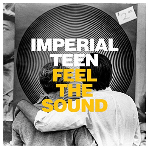 CD cover for Imperial Teen’s “Feel The Sound” with abstract design.