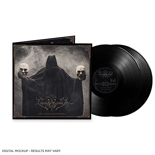 Vinyl record and album cover featuring figures in dark robes.