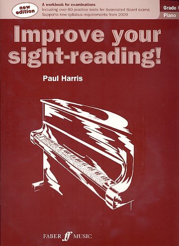 Cover of Improve your Sight-Reading! Piano Grade 5 by Paul Harris, featuring a piano.