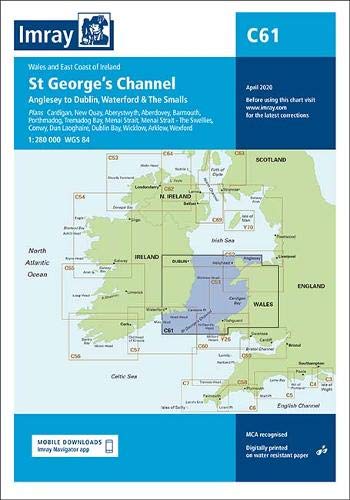 Nautical chart of St George’s Channel, from Anglesey to Dublin and beyond.