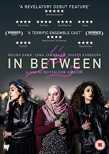 DVD cover for "In Between" featuring three women in dark clothing.