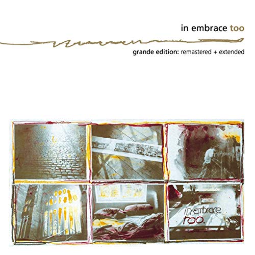 Album cover with six photo panels and text reading In Embrace Too.