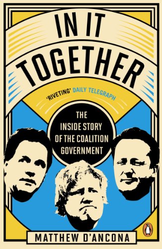 Book cover: "In It Together" featuring portraits of three white men.