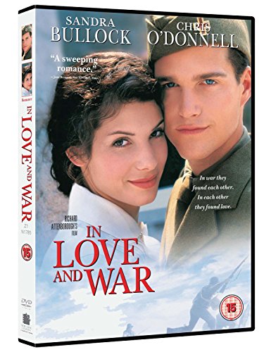 DVD cover featuring Sandra Bullock and Chris O'Donnell with the title In Love And War.