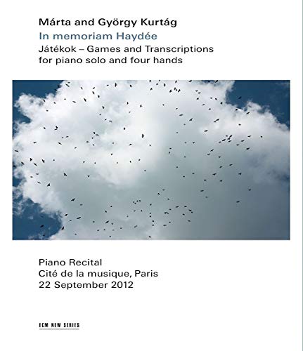 Blu-ray cover for “In Memoriam Haydee: Jatekok” featuring a flock of birds.