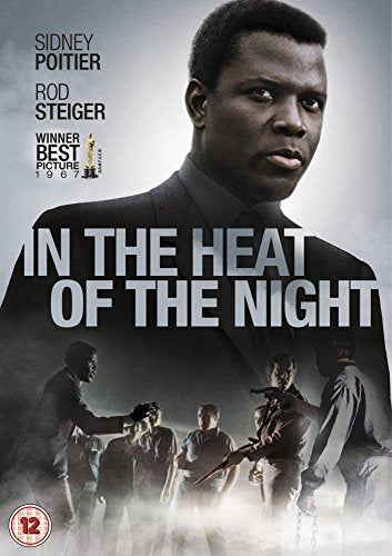 In the Heat of the Night" DVD cover featuring Sidney Poitier’s portrait.