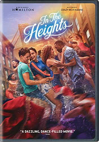 In The Heights" DVD cover featuring a group of dancing people.