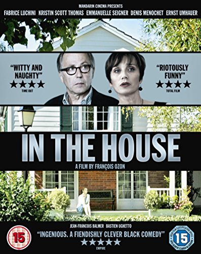 In The House" Blu-ray cover featuring two actors and a house.