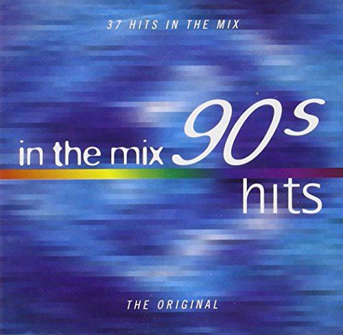 CD cover for “In The Mix 90s Hits” with large blue “90s” text.