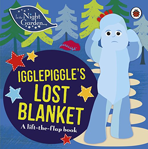 Igglepiggle, a blue character, looks worried on the book cover.