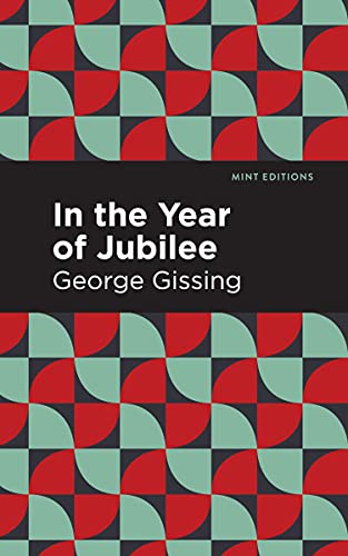 Book cover: "In the Year of Jubilee" by George Gissing, geometric pattern.