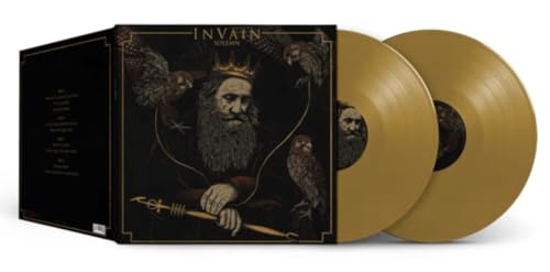 Brown vinyl record set with ornate cover art of a crowned figure.