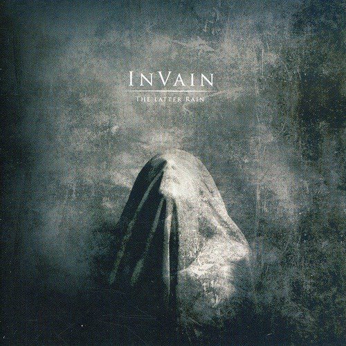 CD cover for In Vain’s “The Latter Rain”, featuring a shrouded figure.