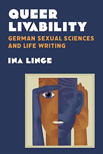 Book cover: "Queer Livability" with abstract portrait of a face.