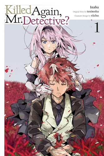 Manga cover: two anime characters, a detective and a pink-haired woman.