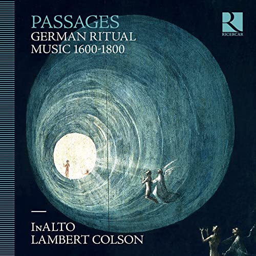 CD cover for “Passages,” German ritual music, with angelic figures.