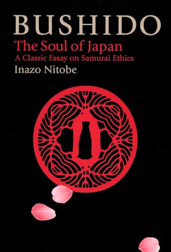 Book cover: "Bushido" with red circle emblem and falling petals.