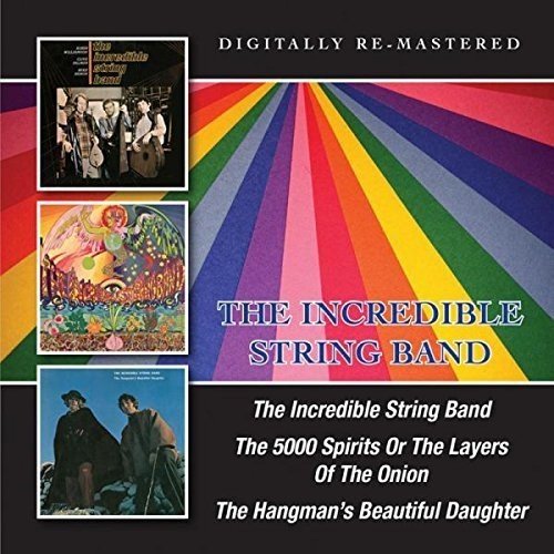 CD cover for The Incredible String Band’s double album, colorful and psychedelic.
