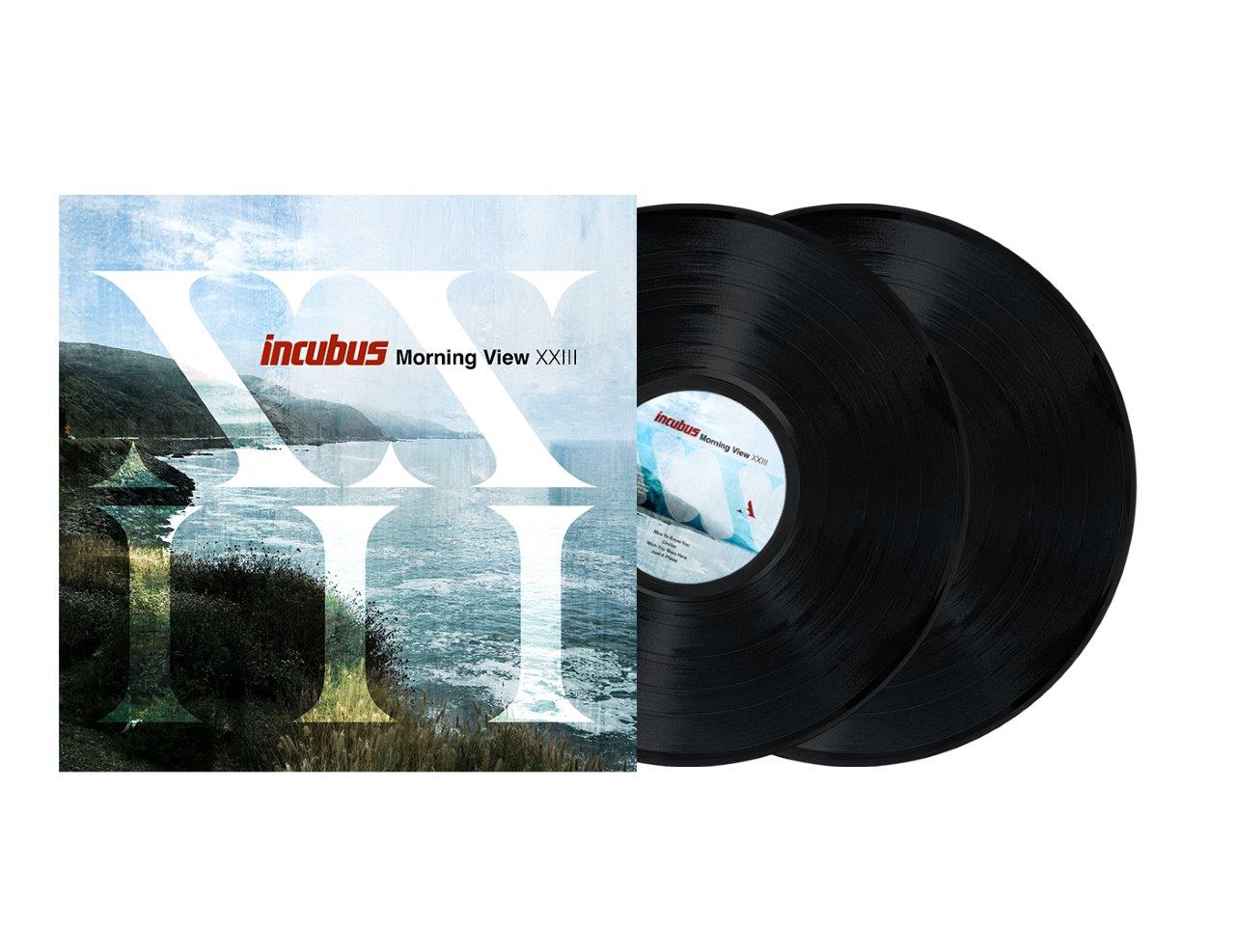 Incubus’ “Morning View XXIII” double vinyl record with coastal album art.