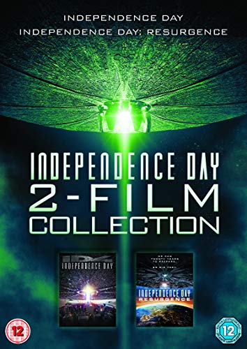 DVD cover art for the Independence Day 2-film collection featuring a green alien spaceship.