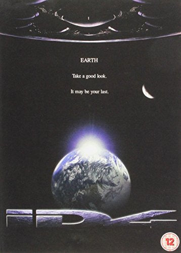 Earth viewed from space with a large, dark spaceship above.