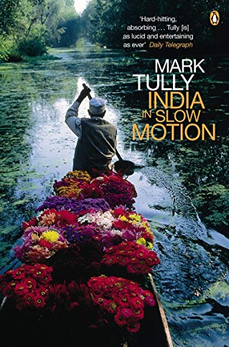 Book cover: boat filled with flowers, man poling on water.