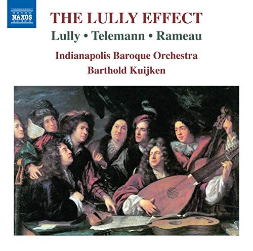 CD cover depicting 17th-century musicians with text: "The Lully Effect.